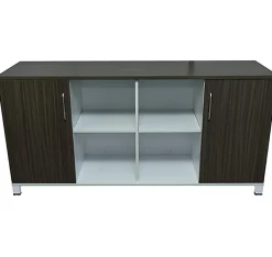 Boss Office Products Simple System 71"W Credenza, Driftwood