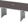Boss Office Products Simple System Rectangular Conference Table, 29-1/2”H x 142”W x 47”D, Driftwood