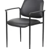 Boss Office Products Stackable Chair, Black
