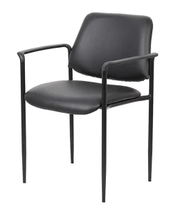 Boss Office Products Stackable Chair, Black