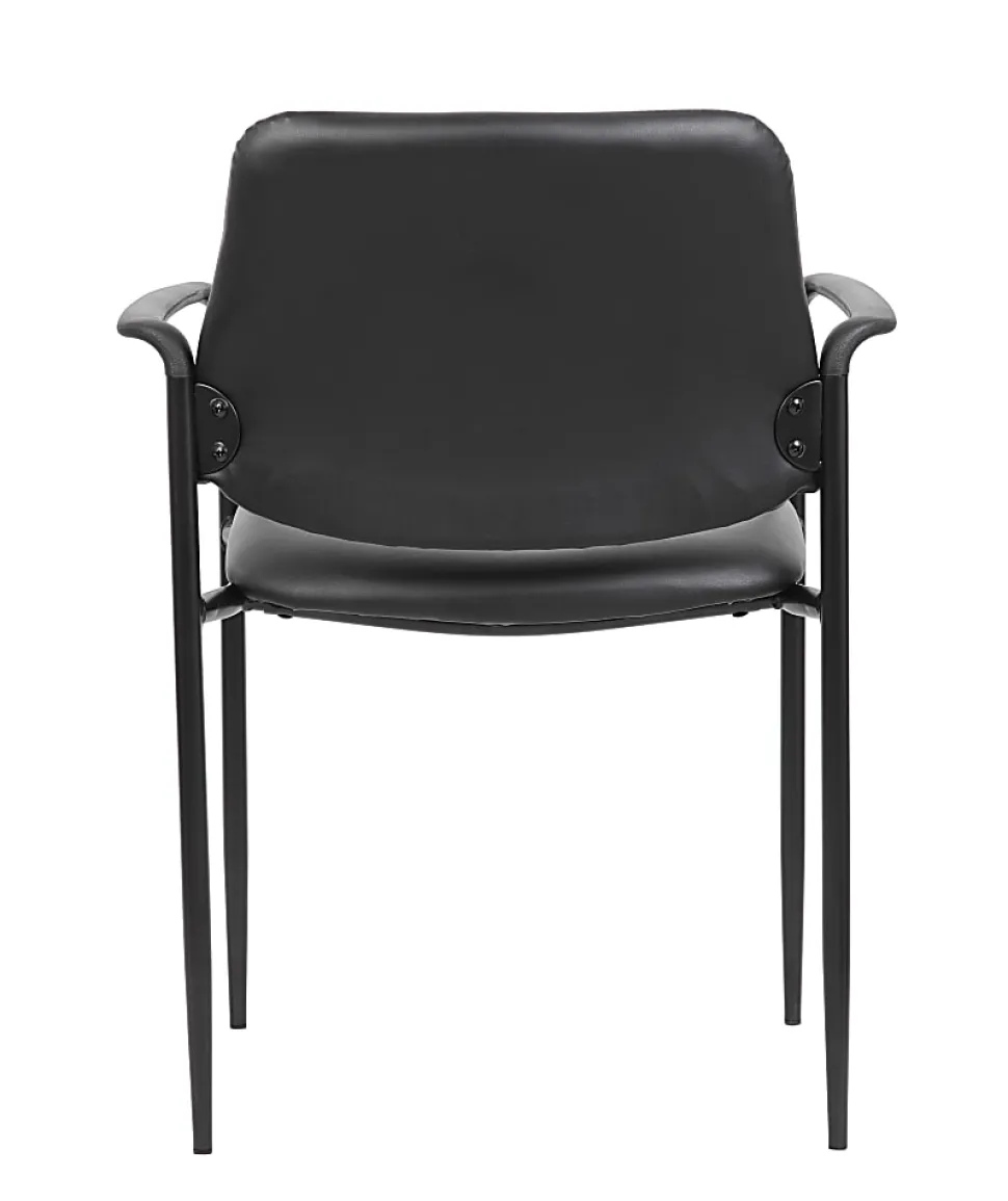 Boss Office Products Stackable Chair, Black