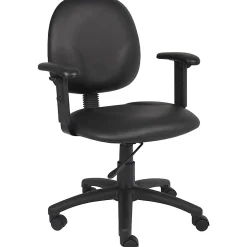 Boss Office Products Task Chair With Antimicrobial Protection, Black