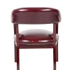 Boss Office Products Traditional Tufted Conference Chair, Oxblood/Mahogany