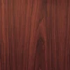 Boss Office Products 42"W Round Wood Conference Table, Mahogany