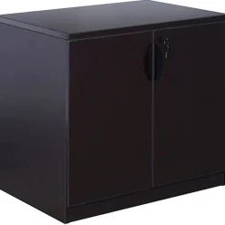 Boss Office Products 31"W Storage Cabinet, Mocha