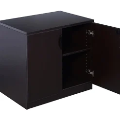 Boss Office Products 31"W Storage Cabinet, Mocha