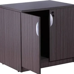 Boss Office Products 31"W Storage Cabinet, Driftwood