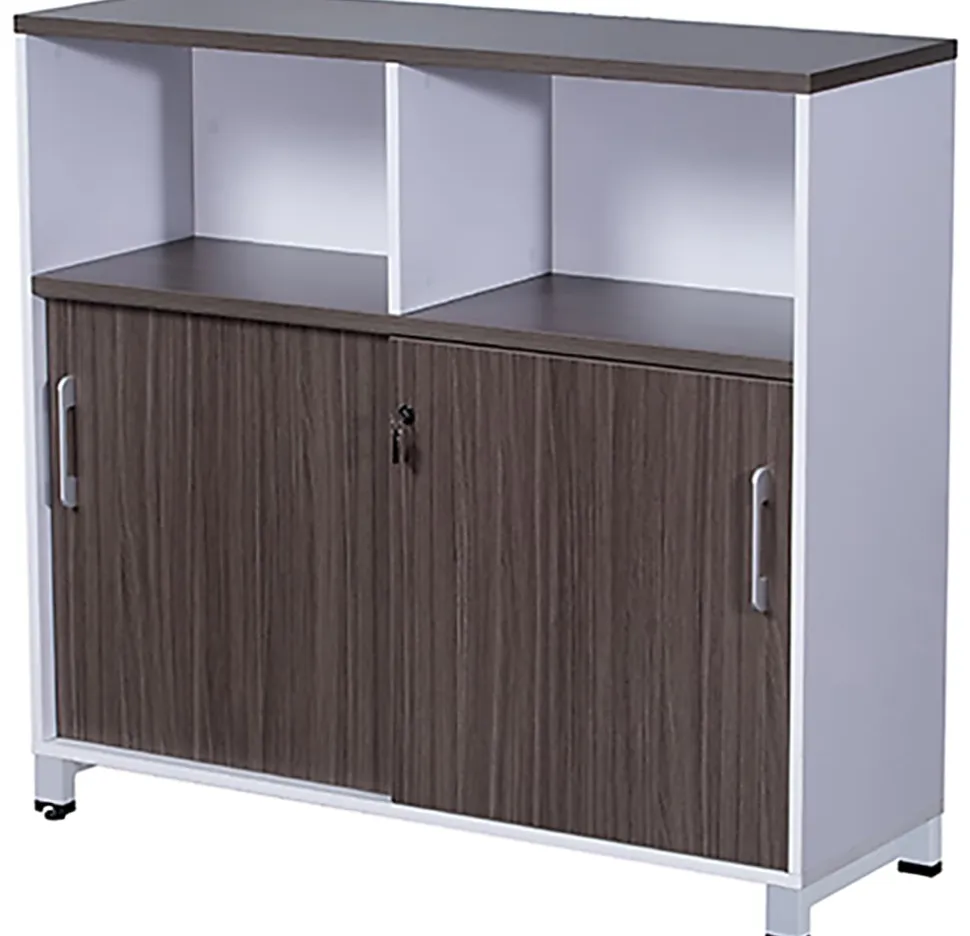 Boss Simple System 48 x 18 Storage Cabinet, Driftwood/White