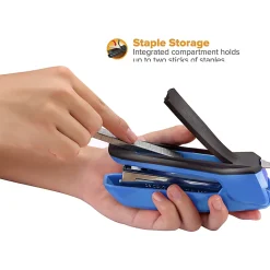 Bostitch® Ascend™ Plastic Stapler, 20 Sheets Capacity, Ice Blue