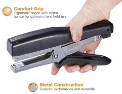 Bostitch® B8® PowerCrown™ Xtreme Duty Plier Stapler, Black/Gray