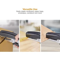 Bostitch® B8® PowerCrown™ Xtreme Duty Plier Stapler, Black/Gray