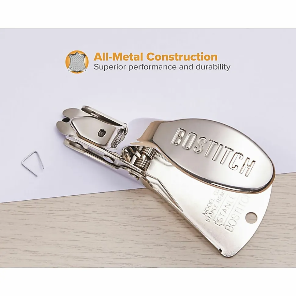 Bostitch® Carton & Heavy Duty Staple Remover, Chrome