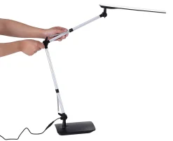 Bostitch® Dual-Swing Arm LED Desk Lamp, 49