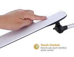 Bostitch® Dual-Swing Arm LED Desk Lamp, 49