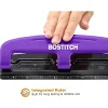 Bostitch® EZ Squeeze™ Three-Hole Punch, 12 Sheet Capacity, Purple