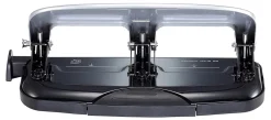 Bostitch® EZ Squeeze™ Three-Hole Punch, 20 Sheet Capacity, Black/Silver