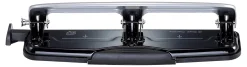 Bostitch® EZ Squeeze™ Three-Hole Punch, 12 Sheet Capacity, Black/Silver