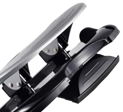 Bostitch® EZ Squeeze™ Three-Hole Punch, 40 Sheet Capacity, Black/Silver