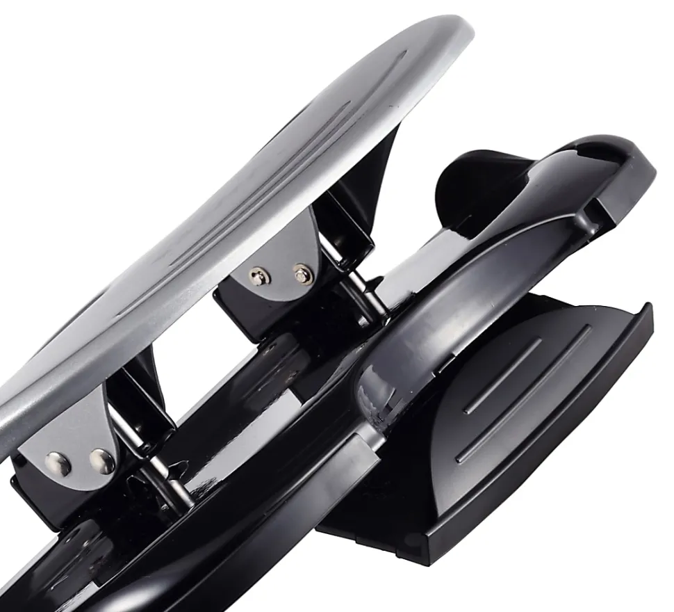 Bostitch® EZ Squeeze™ Three-Hole Punch, 40 Sheet Capacity, Black/Silver