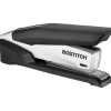 Bostitch® InPower™ Premium Spring-Powered Desktop Stapler, 28 Sheets Capacity, Black/Silver