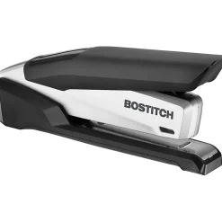 Bostitch® InPower™ Premium Spring-Powered Desktop Stapler, 28 Sheets Capacity, Black/Silver