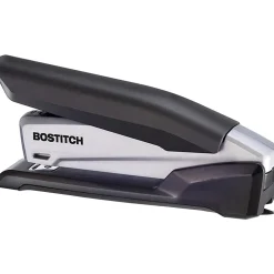 Bostitch InPower Spring Powered Desktop Stapler, 20 Sheet Capacity, Black/Gray