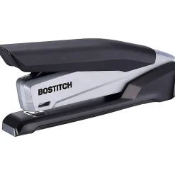 Bostitch InPower Spring Powered Desktop Stapler, 20 Sheet Capacity, Black/Gray