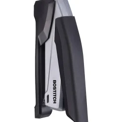 Bostitch InPower Spring Powered Desktop Stapler, 20 Sheet Capacity, Black/Gray