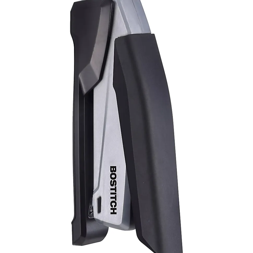 Bostitch InPower Spring Powered Desktop Stapler, 20 Sheet Capacity, Black/Gray