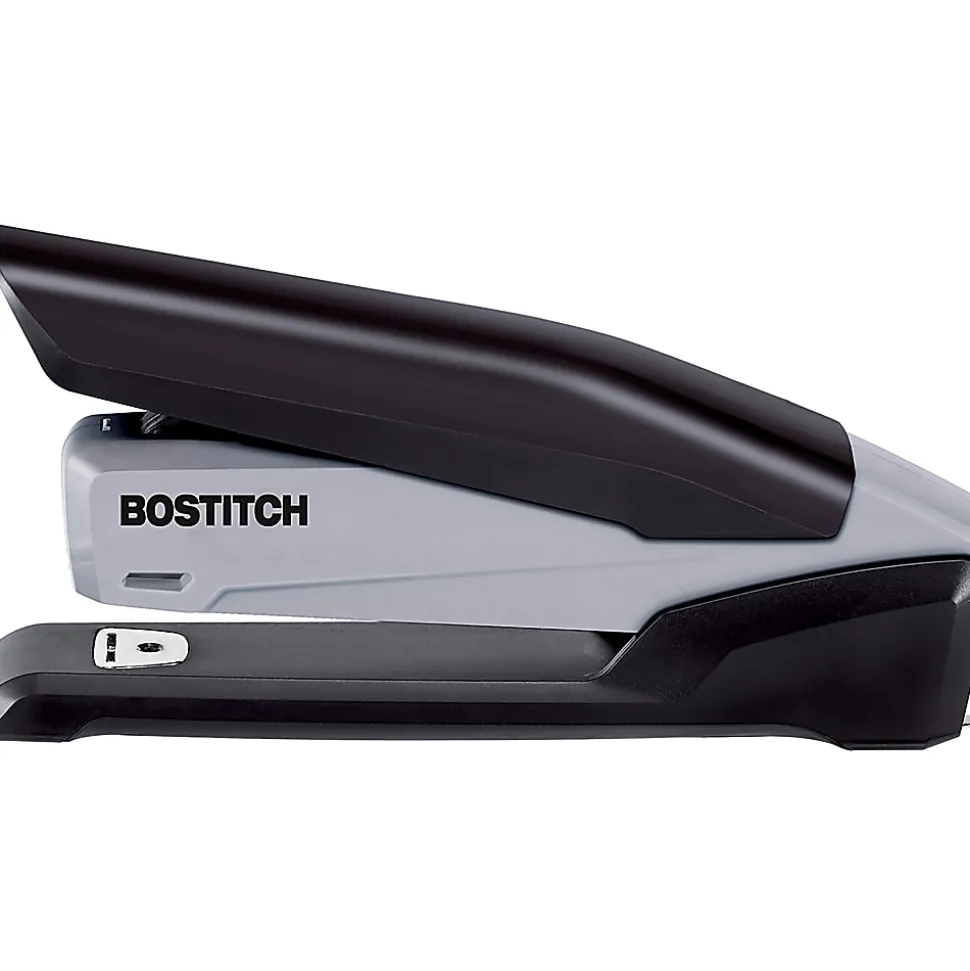 Bostitch InPower Spring Powered Desktop Stapler, 20 Sheet Capacity, Black/Gray
