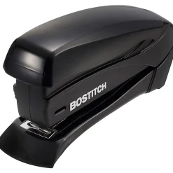 Bostitch® Inspire™ Spring-Powered Compact Stapler, 15 Sheet Capacity, Black