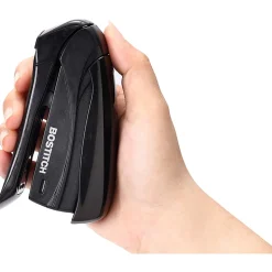 Bostitch® Inspire™ Spring-Powered Compact Stapler, 15 Sheet Capacity, Black