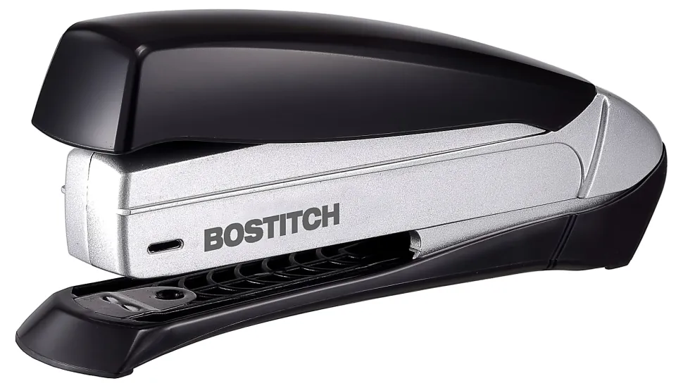 Bostitch Inspire™ Spring-Powered Premium Desktop Stapler, Black/Silver