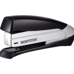 Bostitch Inspire™ Spring-Powered Premium Desktop Stapler, Black/Silver