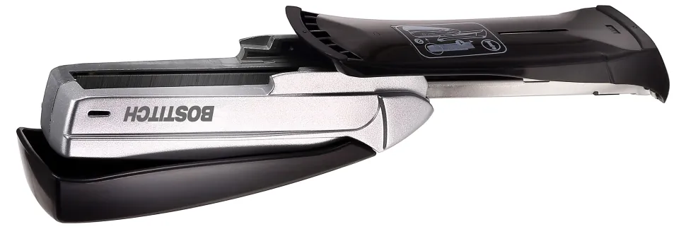 Bostitch Inspire™ Spring-Powered Premium Desktop Stapler, Black/Silver