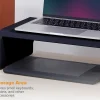 Bostitch® Konnect Monitor Stand, 2-3/8”H x 16-3/16”W x 9-7/8”D, Black
