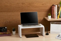 Bostitch® Konnect Monitor Stand, 2-3/8”H x 16-3/16”W x 9-7/8”D, White