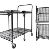 Bostitch® Large Stow-Away Folding Cart, 39" x 23-1/2" x 37-1/2", Black