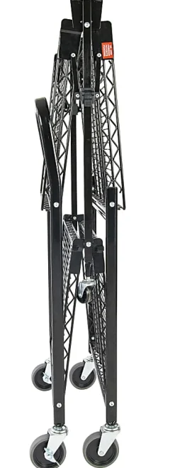 Bostitch® Large Stow-Away Folding Cart, 39" x 23-1/2" x 37-1/2", Black
