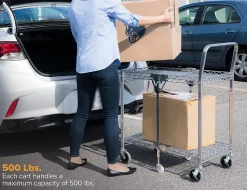 Bostitch® Large Stow-Away Folding Cart, 39