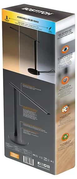 Bostitch® Minimalist Tunable LED Desk Lamp, 6-13/16