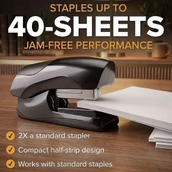 Bostitch® Office Flat Clinch Stapler, 2-5/8