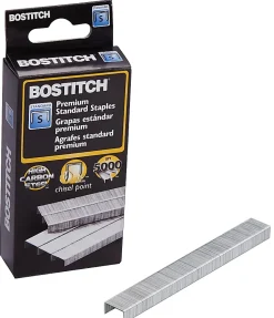 Bostitch® Office Premium Standard Staples, 1/4