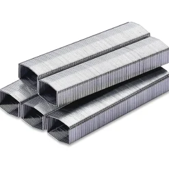 Bostitch PowerCrown Premium Staples, 210 Per Strip, 1/4" Leg , 1/2" Crown, Chisel Point , Silver, Pack of 10,000 - SB810M