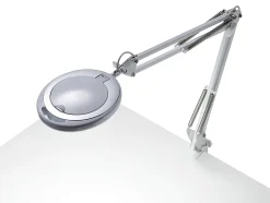 Bostitch® PureOptics LED VLED600 Magnifying Desk Lamp With Clamp Mount, 22