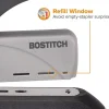 Bostitch Spring Powered Heavy Duty Stapler, 60 Sheet Capacity, Black/Silver