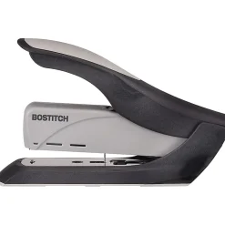 Bostitch Spring Powered Heavy Duty Stapler, 60 Sheet Capacity, Black/Silver