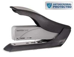 Bostitch Spring Powered Heavy Duty Stapler, 60 Sheet Capacity, Black/Silver