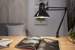 Bostitch® Swing Arm LED Desk Lamp With Clamp, 36"H, Black