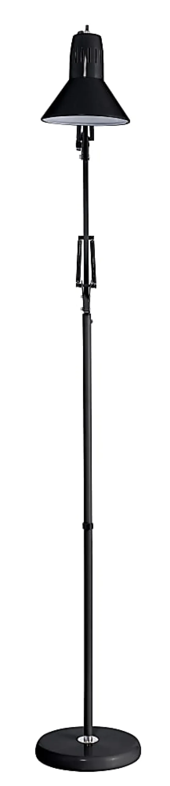 Bostitch® Swing Arm LED Floor Lamp, 72"H, Black